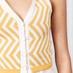 Redberry Kai Top (Yellow) Tops