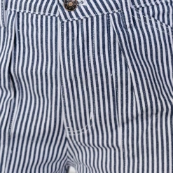 Miami Vice Pants (Navy Pinstripe) - By Lioness Bottoms