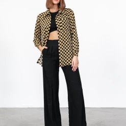 Thanne Ashton Shirt (Brown Check)