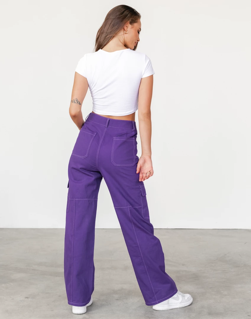 Into Fashion Gaia Pants (Purple) 3 Into Fashion Gaia Pants (Purple)