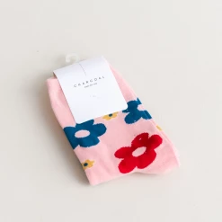 Charcoal Clothing Flynn Socks (Pink)