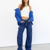 Miami Vice Pants (Dark Denim) - By Lioness New Arrivals