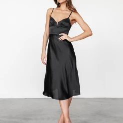 Luvalot New Arrivals Quincy Midi Dress (Black)