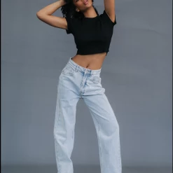 Charcoal Clothing New Arrivals Cooper Wide Leg Jeans (Vintage)