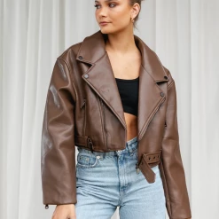 Staten Island Jacket (Brown) - By Lioness