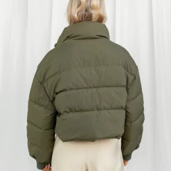 Charcoal PD Benson Puffer Jacket (Khaki)