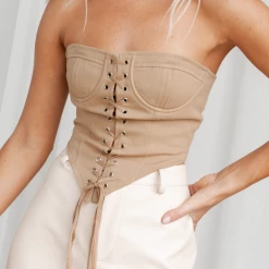 East Gate Corset (Stone) - By Lioness