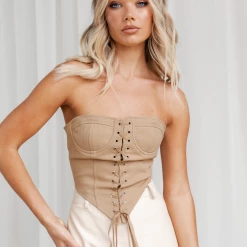 East Gate Corset (Stone) - By Lioness