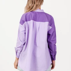 Into Fashion Imogen Shirt (Purple/Lilac) Tops