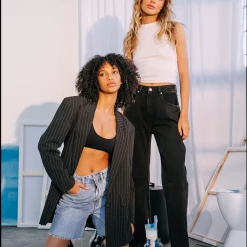 Charcoal Clothing Jordan Denim Shorts (Blue)