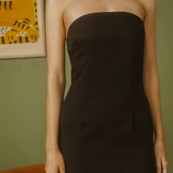 Charcoal Clothing Tarni Mini Dress (Black)