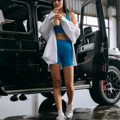 Charcoal Clothing Bella Rib Bike Shorts (Blue) New Arrivals 20 Charcoal Clothing Bella Rib Bike Shorts (Blue) New Arrivals