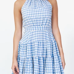 Thanne Presley Mini Dress (Blue)