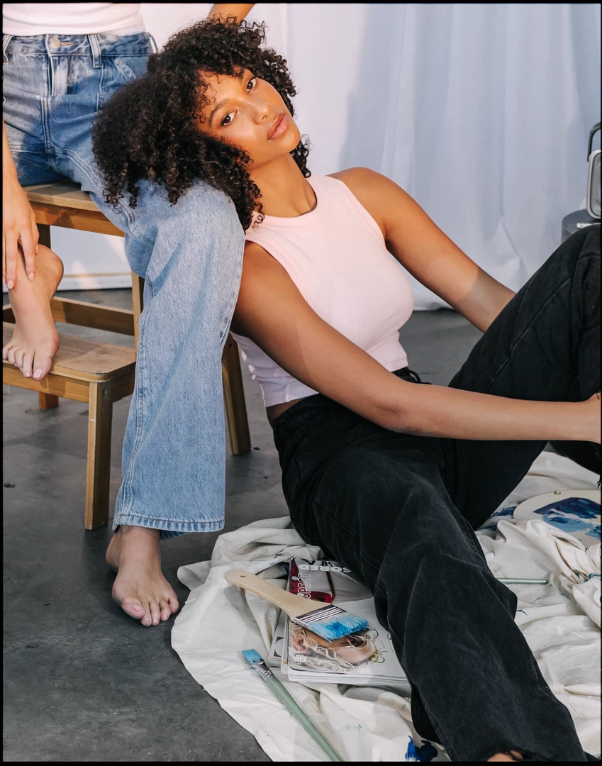 Charcoal Clothing Kaia Rib Tank (Pink) 1 Charcoal Clothing Kaia Rib Tank (Pink)