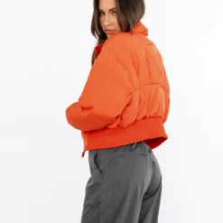 Reverse Skarlet Puffer Jacket (Orange) New Arrivals