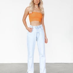 My Girl Tilli Crop Top (Orange)