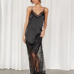Dresses Hideaway Maxi Dress (Black) - By Lioness 8 Dresses Hideaway Maxi Dress (Black) - By Lioness