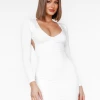 Luvalot Declan Mini Dress (White) New Arrivals