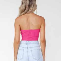 My Girl Tops Tilli Crop Top (Pink)
