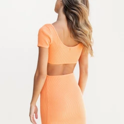 Into Fashion Dresses Fifer Mini Dress (Orange) 9 Into Fashion Dresses Fifer Mini Dress (Orange)