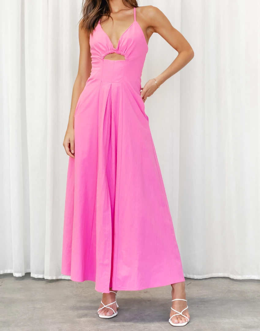 Thanne Zulu Maxi Dress (Pink) Dresses 2 Thanne Zulu Maxi Dress (Pink) Dresses