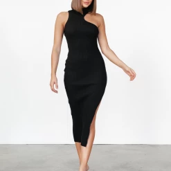 Style State Luke Midi Dress (Black)