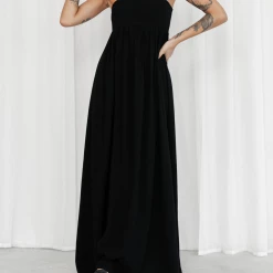 Charcoal Clothing Willow Maxi Dress (Black) New Arrivals