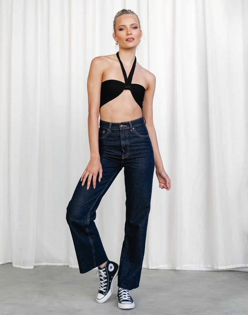 My Girl Tops Sitting Pretty Crop Top (Black) 5 My Girl Tops Sitting Pretty Crop Top (Black)