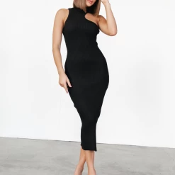 Style State Luke Midi Dress (Black)