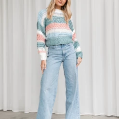 Thanne Jumpers & Cardigans Early Morning Knit Jumper (Blue)