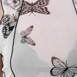 8 Birdies Kalani Crop Top (White/Print)