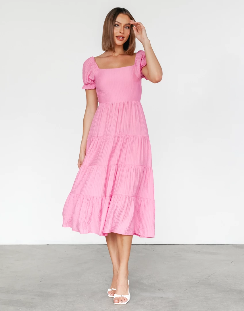Into Fashion New Arrivals Damian Maxi Dress (Pink) 4 Into Fashion New Arrivals Damian Maxi Dress (Pink)