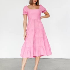 Into Fashion New Arrivals Damian Maxi Dress (Pink)