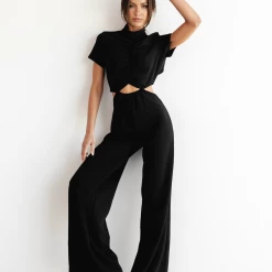 Charcoal Clothing New Arrivals My Antidote Jumpsuit (Black)