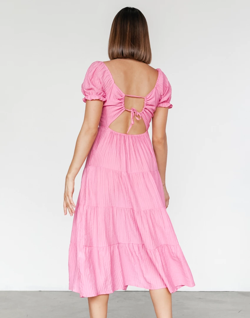 Into Fashion New Arrivals Damian Maxi Dress (Pink) 2 Into Fashion New Arrivals Damian Maxi Dress (Pink)