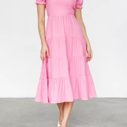 Into Fashion New Arrivals Damian Maxi Dress (Pink) 7 Into Fashion New Arrivals Damian Maxi Dress (Pink)