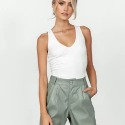 Luvalot Tops McKenna Bodysuit (White) 15 Luvalot Tops McKenna Bodysuit (White)