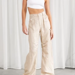 Miami Vice Linen Pants (Wheat) - By Lioness