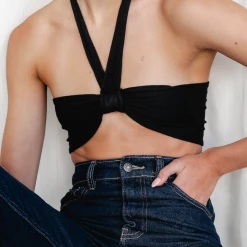 My Girl Tops Sitting Pretty Crop Top (Black) 10 My Girl Tops Sitting Pretty Crop Top (Black)