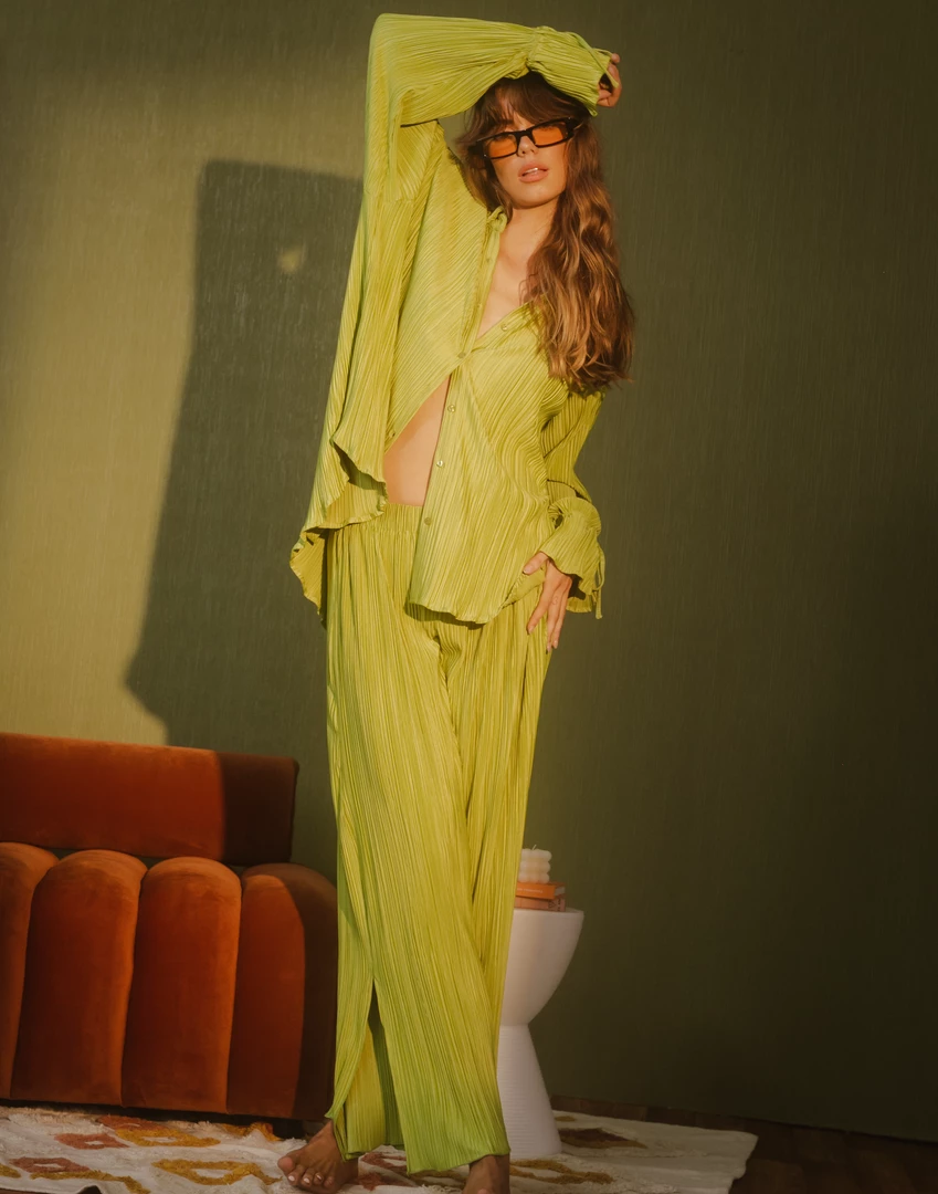 Charcoal Clothing New Arrivals Sweet Serenity Pants (Green) 10 Charcoal Clothing New Arrivals Sweet Serenity Pants (Green)