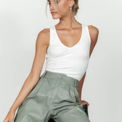 Luvalot Tops McKenna Bodysuit (White) 16 Luvalot Tops McKenna Bodysuit (White)