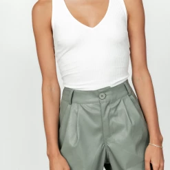 Luvalot Tops McKenna Bodysuit (White) 13 Luvalot Tops McKenna Bodysuit (White)