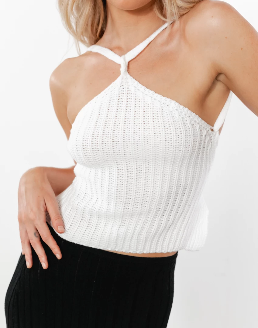 Red Berry New Arrivals Misha Crop Top (White) 2 Red Berry New Arrivals Misha Crop Top (White)
