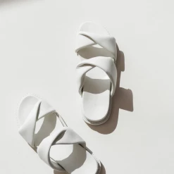 Billini New Arrivals Zonya Slides (Bone/Bone)