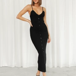 CHARCOAL Store Online 4 Casa Midi Dress (Black) - By Lioness New Arrivals