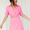 Thanne Chrishell Mini Dress (Pink)