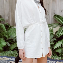Roseason Mikayla Mini Dress (White)