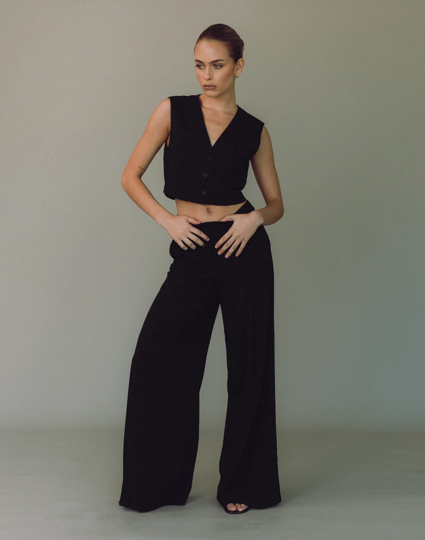 Charcoal Clothing New Arrivals Lucy Pants (Black) 9 Charcoal Clothing New Arrivals Lucy Pants (Black)