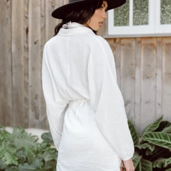 Roseason Mikayla Mini Dress (White)