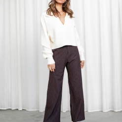 Pink Diamond Tops Walk My Way Knit Jumper (Cream) 12 Pink Diamond Tops Walk My Way Knit Jumper (Cream)